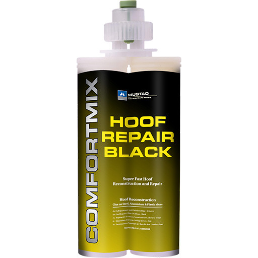 Mustad Comfortmix klej Hoof Repair Black 225cc